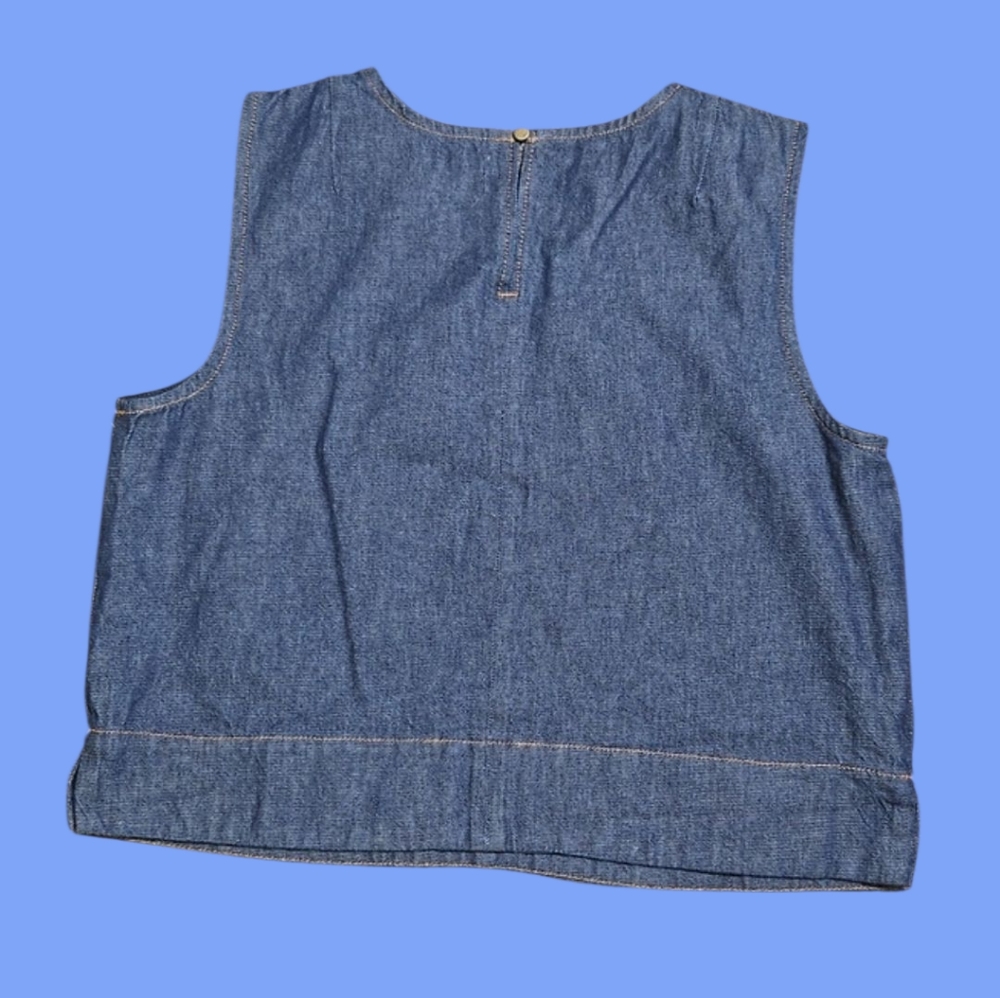 Anthropologie Denim Top - Picture 3 of 5